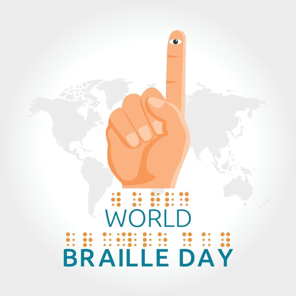 world-braille-day-illustration-suitable-for-greeting-card-poster-and-banner-free-vector